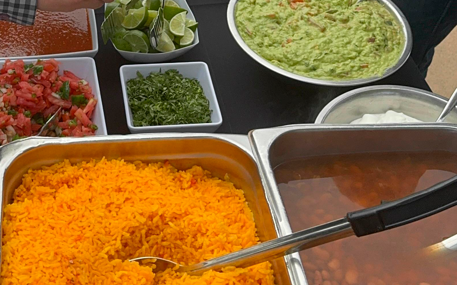 Catering setup